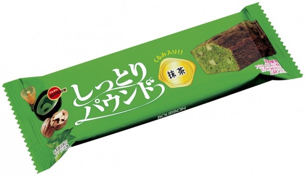 やっぱり外せない日本の味「しっとりパウンド抹茶」(20円)