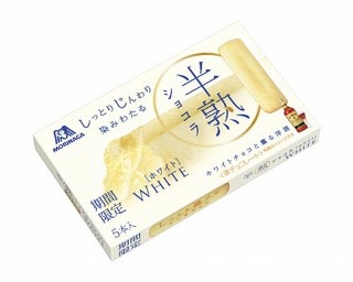 森永から新感覚“半熟”食感のホワイトチョコ登場！