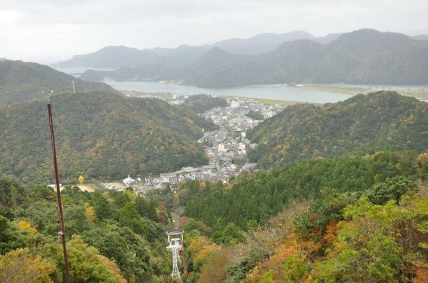城崎温泉ロープウェイで大師山山頂へ。展望台からは温泉街が一望できる！