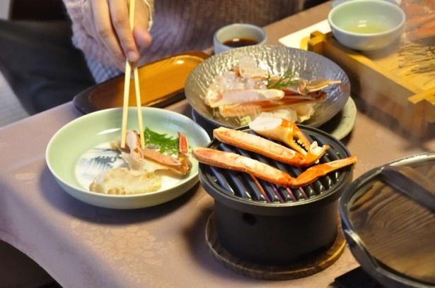 焼きガニは香ばしい磯の香りがたまらない！