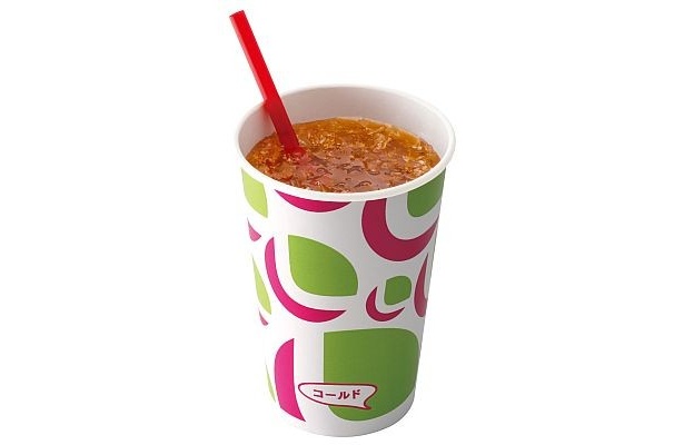 ポテトMセットにはドリンクレギュラーサイズも付く