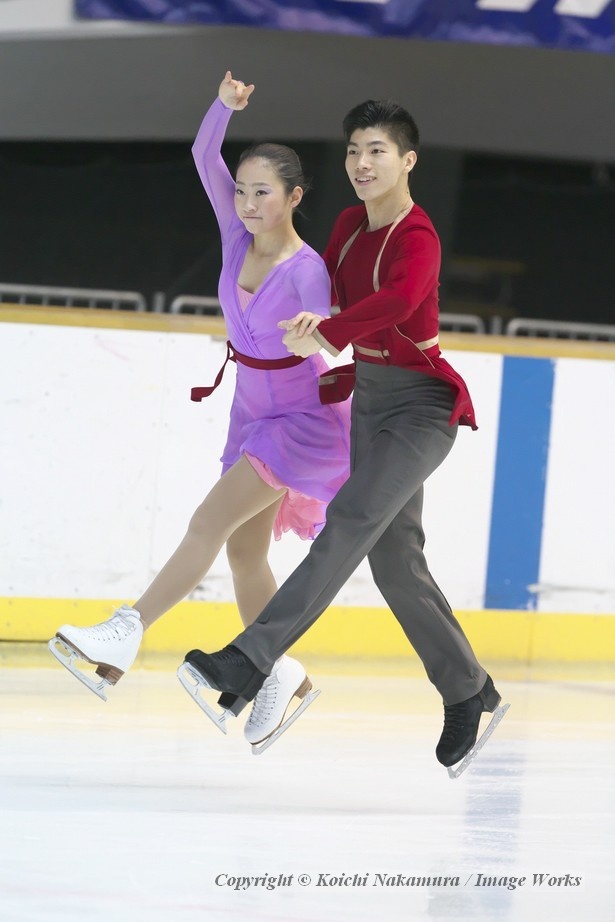 深瀬・立野組、フリーダンスの演技