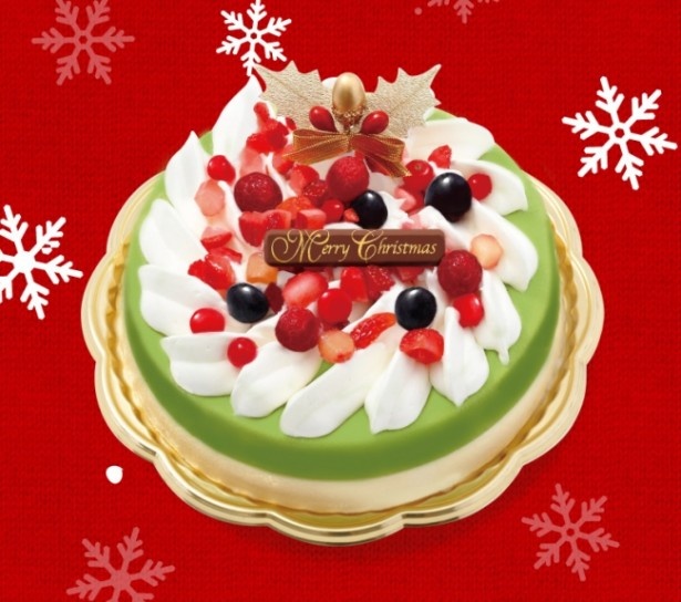 【写真を見る】濃厚な抹茶アイスを使った「クリスマスアイスデコレーションケーキ」も予約受付中