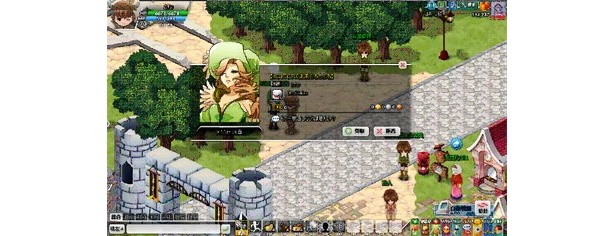 ゲーム内でのアイテムゲット方法は、ゲーム内の城「カルカーノ」に存在する、女性型専用キャラクター「MAD社員」に話しかければOK！