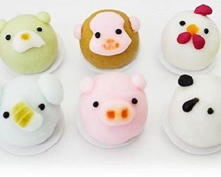 かわいらしい動物たちがまんじゅうになって勢ぞろい！