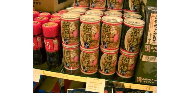 函館のラーメン缶も売っています。￥300
