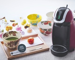 紅葉を眺め抹茶を味わう！「ネスカフェ ドルチェ グスト 宇治抹茶屋 in大覚寺」