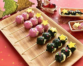 ネット限定発売！クリスマスツリーみたいなお団子