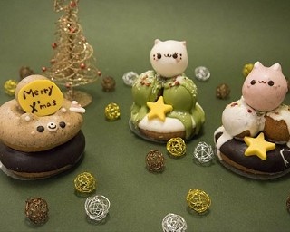 キュートで美味しい！動物たちのクリスマス限定ドーナツ