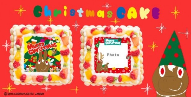 【写真を見る】RODYのキャラクターケーキのクリスマスバージョン！