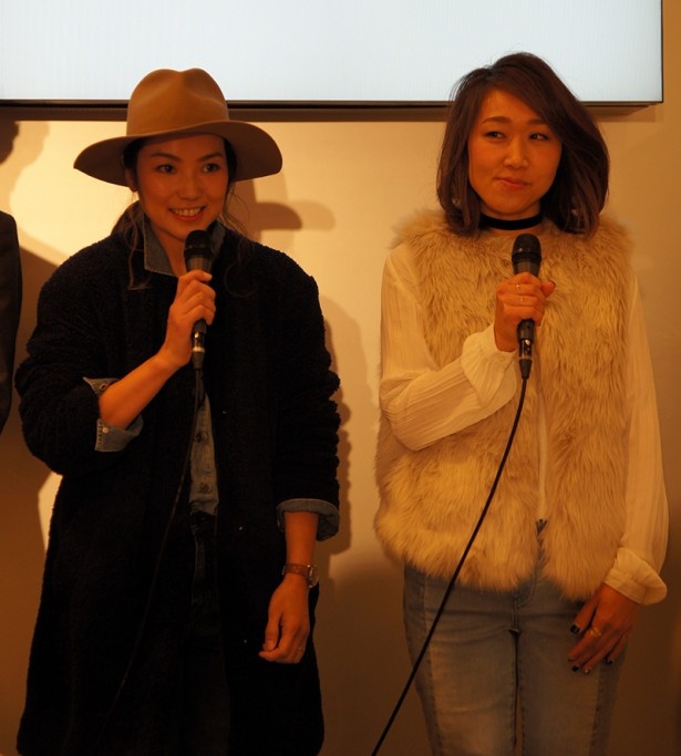 コーディネーターの川田真梨子氏(写真左)と荒木里実氏(写真右)