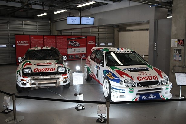 その昔、WRCに参戦していた車両も展示