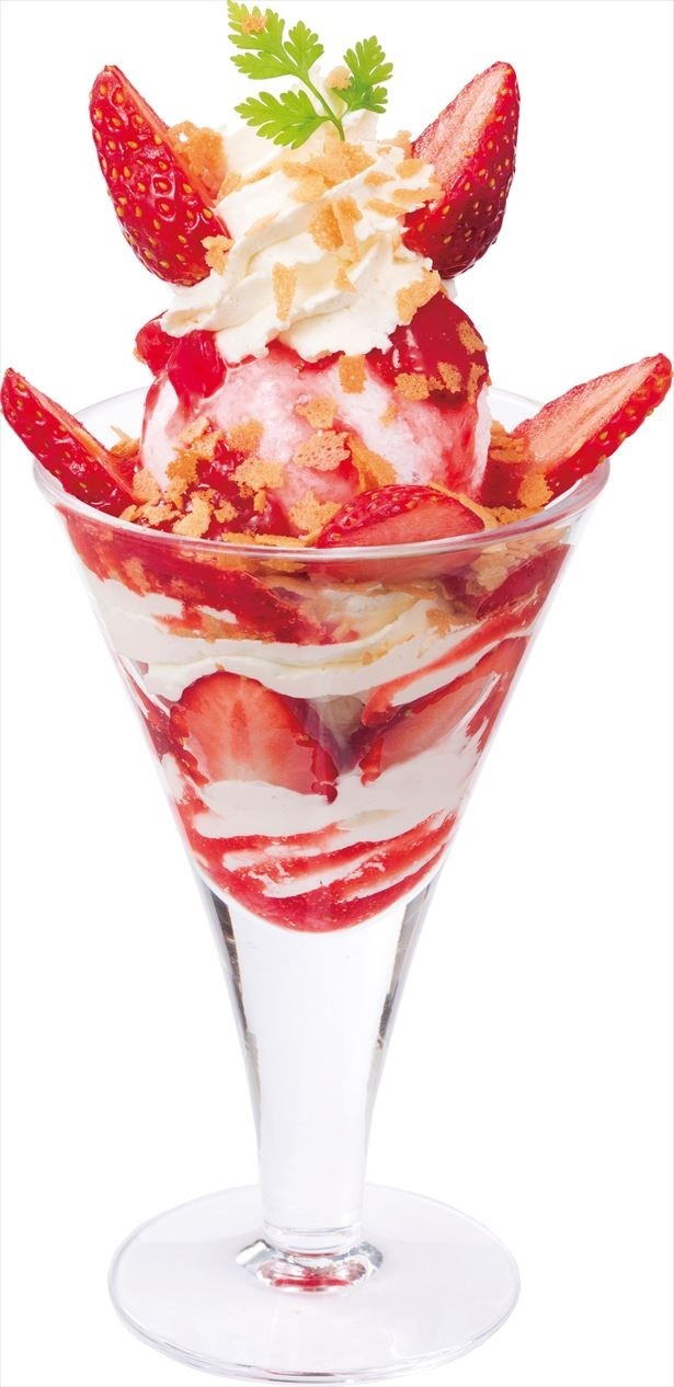 ストロベリーパフェ(789円)