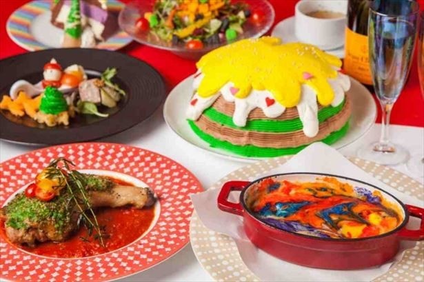 【写真を見る】KAWAII  MONSTER  CAFE  Xmasコース (2500円)