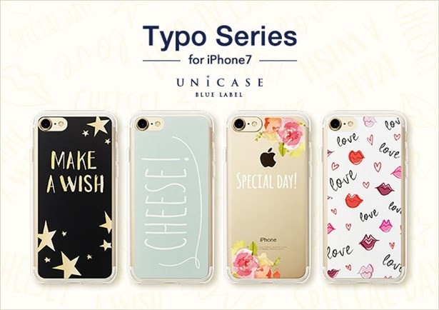 【写真を見る】毎日が楽しくなるデザイン「Typo Series for iPhone7」