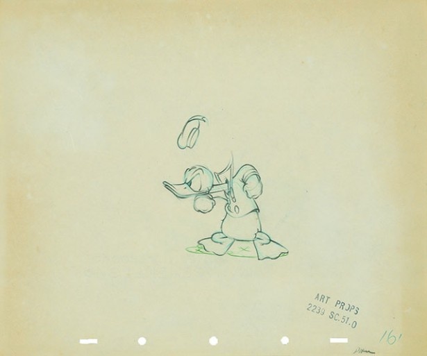 『ミッキーの芝居見物』(1941)の原画