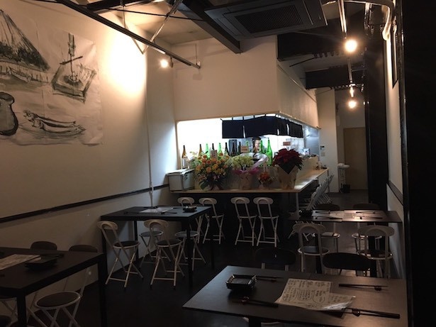 落ち着いた雰囲気の店内の様子