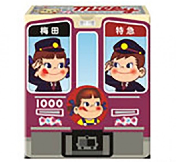 【写真を見る】運転席にペコちゃんとポコちゃんが座っているかわいいデザインのミルキーが10箱入り