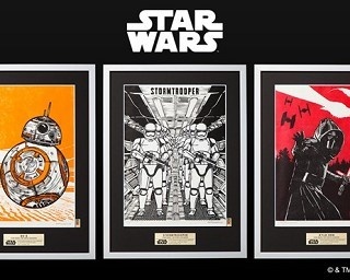 スターウォーズが伝統とコラボ！木版画の世界へ