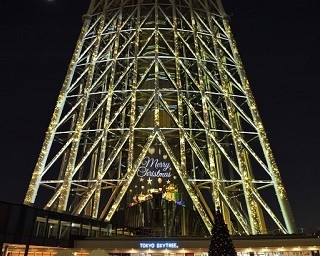 東京スカイツリー(R)初！タワーにプロジェクションマッピングを投影