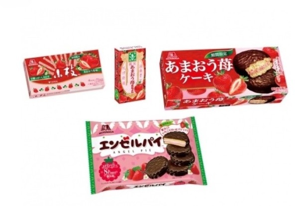 【写真を見る】森永製菓から“あまおう”を使ったお菓子が続々登場！