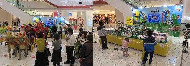 広大なLEGOLAND Japanを再現したジオラマも展示