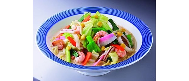 看板メニューにももちろん国産野菜が！｢長崎ちゃんぽん｣