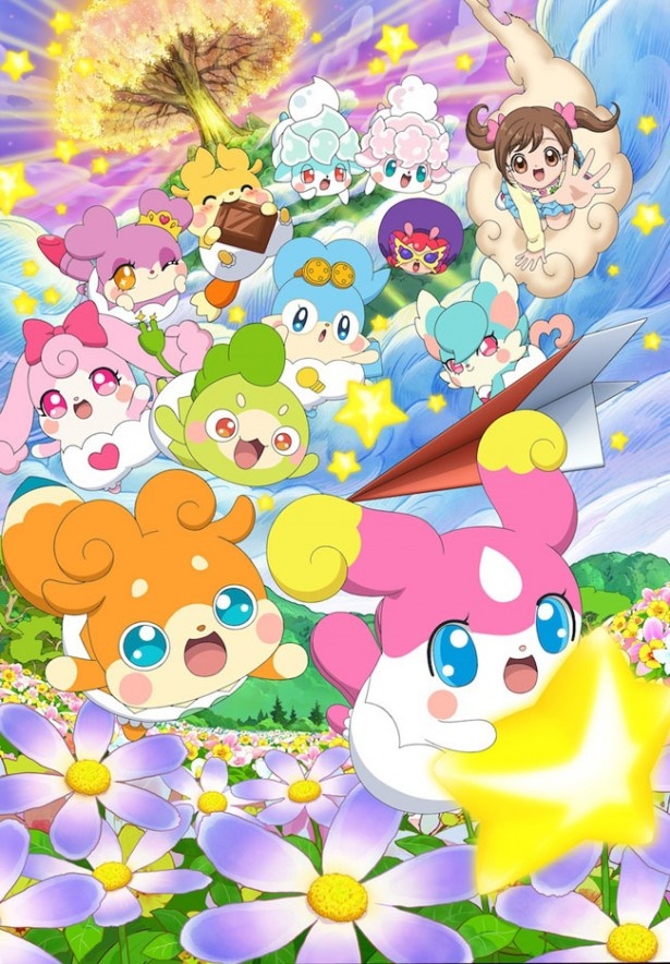 モノのかみさま“ここたま”がかわいい『映画かみさまみならい ヒミツのここたま 奇跡をおこせ♪テップルとドキドキここたま界』