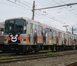 期間限定！銀座線に「くまモンラッピング電車」が登場
