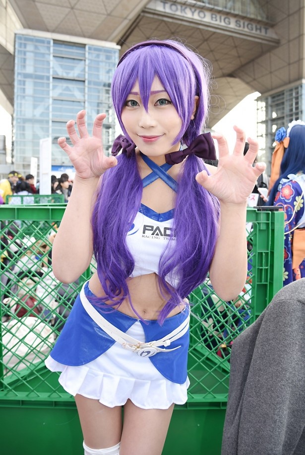 「ラブライブ！」の東條希に扮する まあちさん