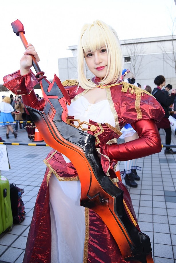 「Fate/Grand Order」のネロ・クラウディウスに扮するクロッチさん