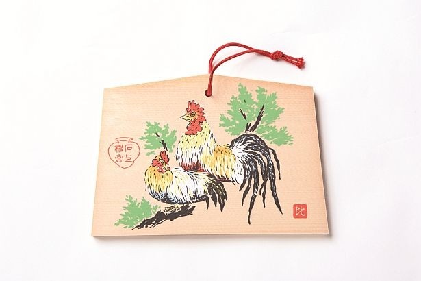 「御神鶏絵馬」(700円)
