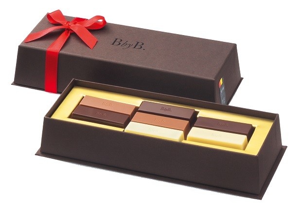 人気の7フレーバーが入ったチョコレート