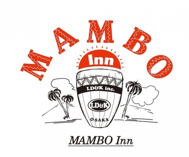 梅田のライブハウス一体型ホステル「MAMBO Inn」のロゴ