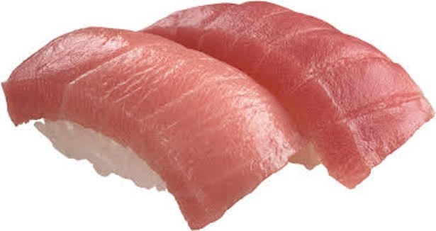 【写真を見る】「日本海産生本まぐろ 2貫盛り」