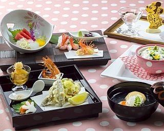 ディズニーホテル・和食レストランにミニーマウス料理