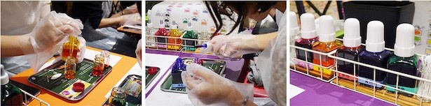 「オリジナルインキ色のサインペンを作るワークショップ」2月15日(水) ぺんてるサインペンのインキを好みの色に調合し、世界でたった1本のサインペンを作ろう！