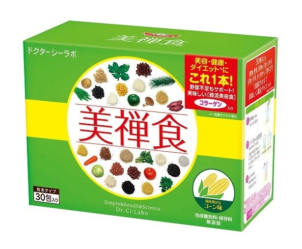 【写真を見る】「美禅食　コーン味」(30包入り税別3000円)