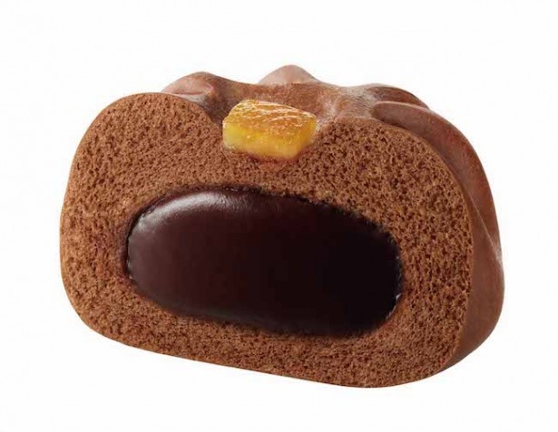 ベルギー産のクーベルチュールチョコレートを使用したスイーツ系の中華まん「ベルギーチョコまん」