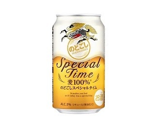 “スペシャルタイム”を過ごそう！のどごし初の麦100％で造った通年商品