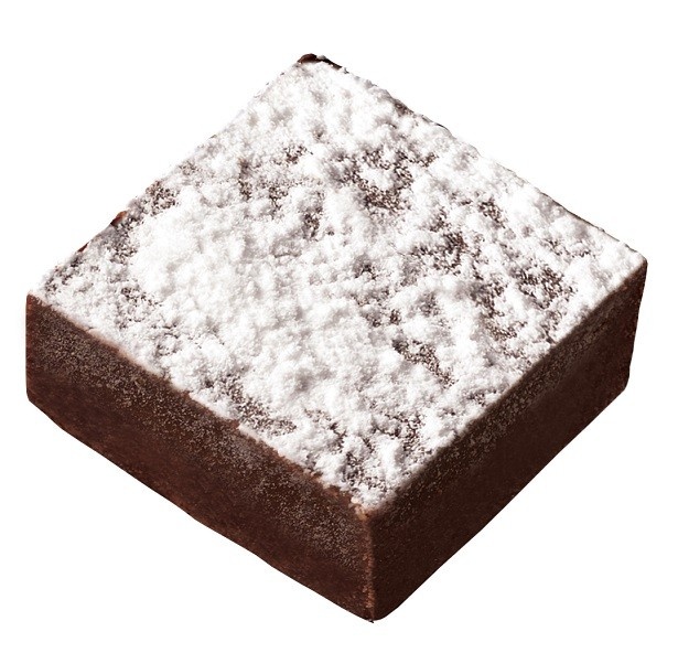 表面が粉雪のように淡く、儚いイメージに仕上がった生チョコレート