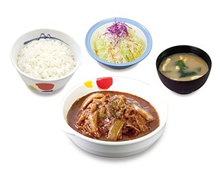 松屋に贅沢なビーフシチューハンバーグ定食登場！
