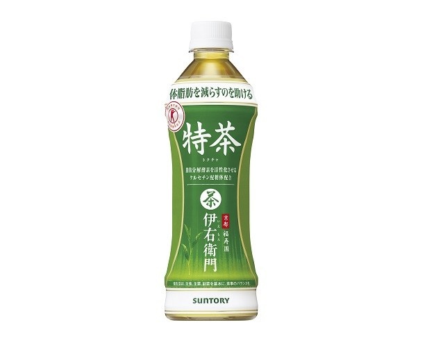【写真を見る】3年連続トクホ飲料NO.1の「伊右衛門 特茶」