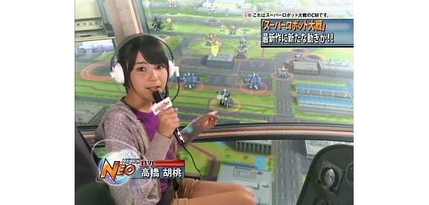 新人レポーター役高橋胡桃さんの初々しい表情もたまらない…【CM画像＆撮影風景】