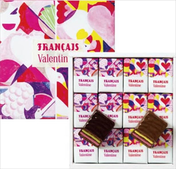 「マルシェ フランセ」の「恋し恋されミルフィユ」(12個入、1296円)。2月1日(水)から2月14日(火)まで限定販売