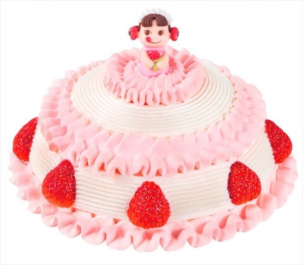 画像2 6 ひなまつり限定 ドレス姿のペコちゃんデコが可愛いケーキ ウォーカープラス
