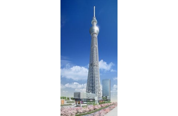 北十間の水景と東京スカイツリー(R)