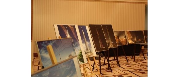 スカイツリー完成図の展示