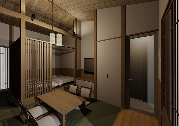 【写真を見る】全38部屋はプライベートを重視した露天風呂付客室
