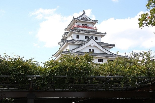 実際の唐津城